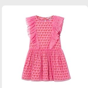 Stella McCartney pink/heart tulle dress